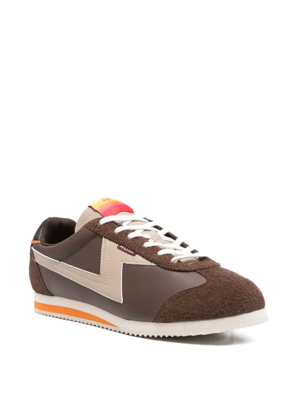 PS Paul Smith logo-patch sneakers Brown