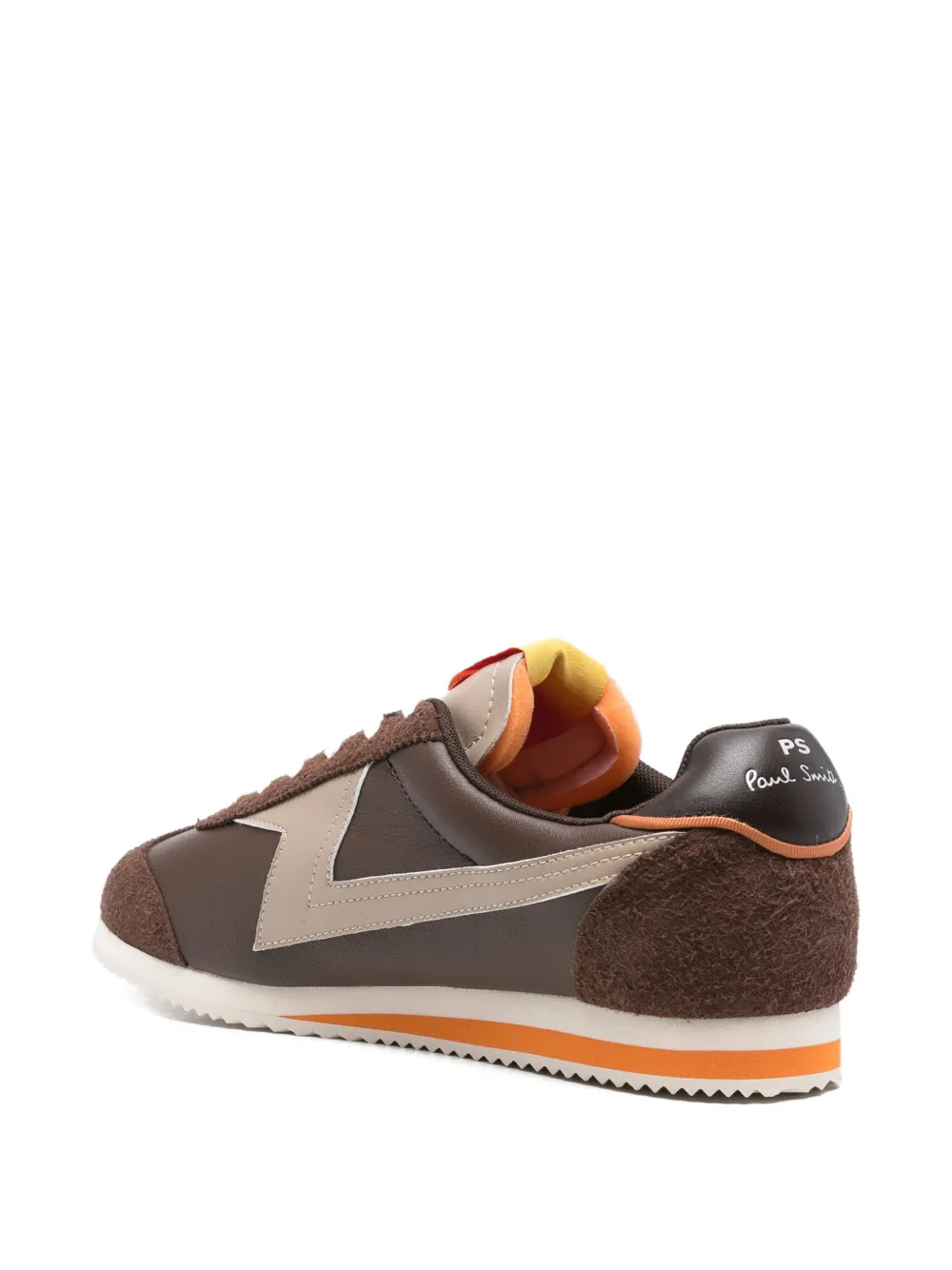 PS Paul Smith logo-patch sneakers Brown