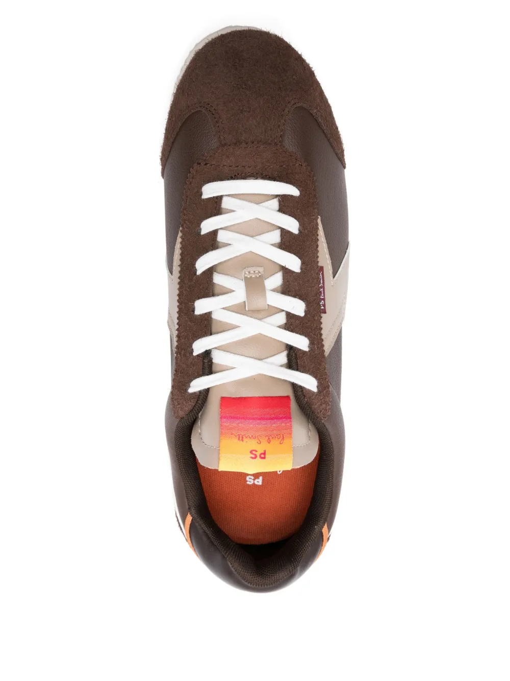 PS Paul Smith logo-patch sneakers Brown