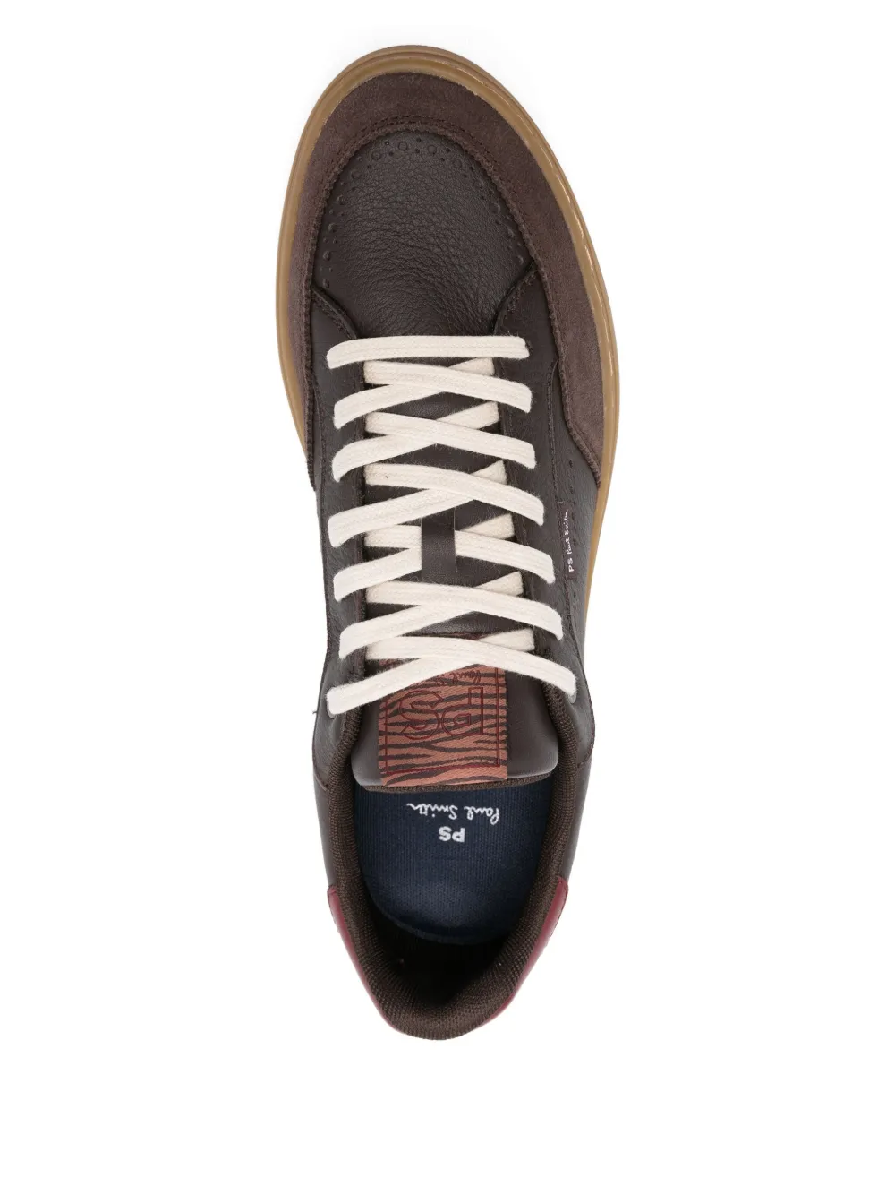 PS Paul Smith leather sneakers Brown
