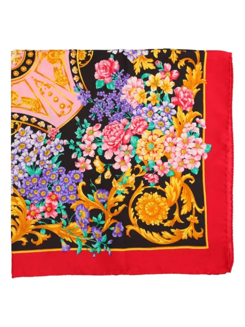 Vintage baroque-print foulard