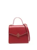 Casablanca clasp-detail leather cross-body bag - Red