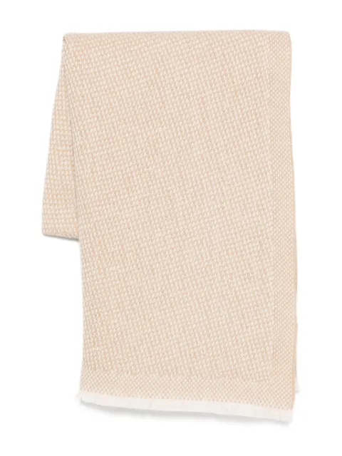 Eleventy textured-weave scarf