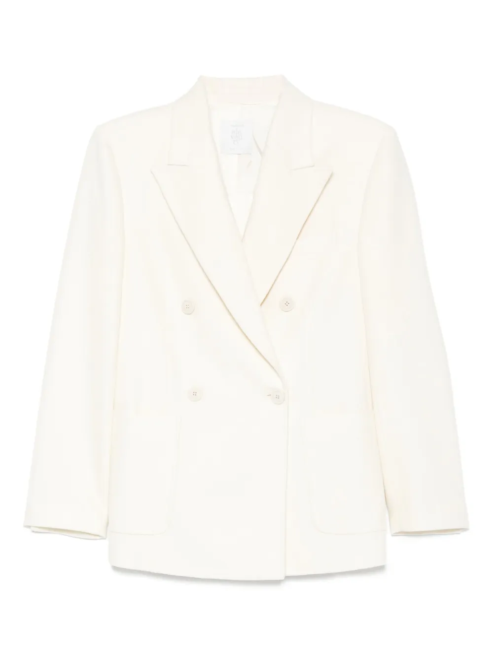 Eleventy Jack met dubbele rij knopen Beige