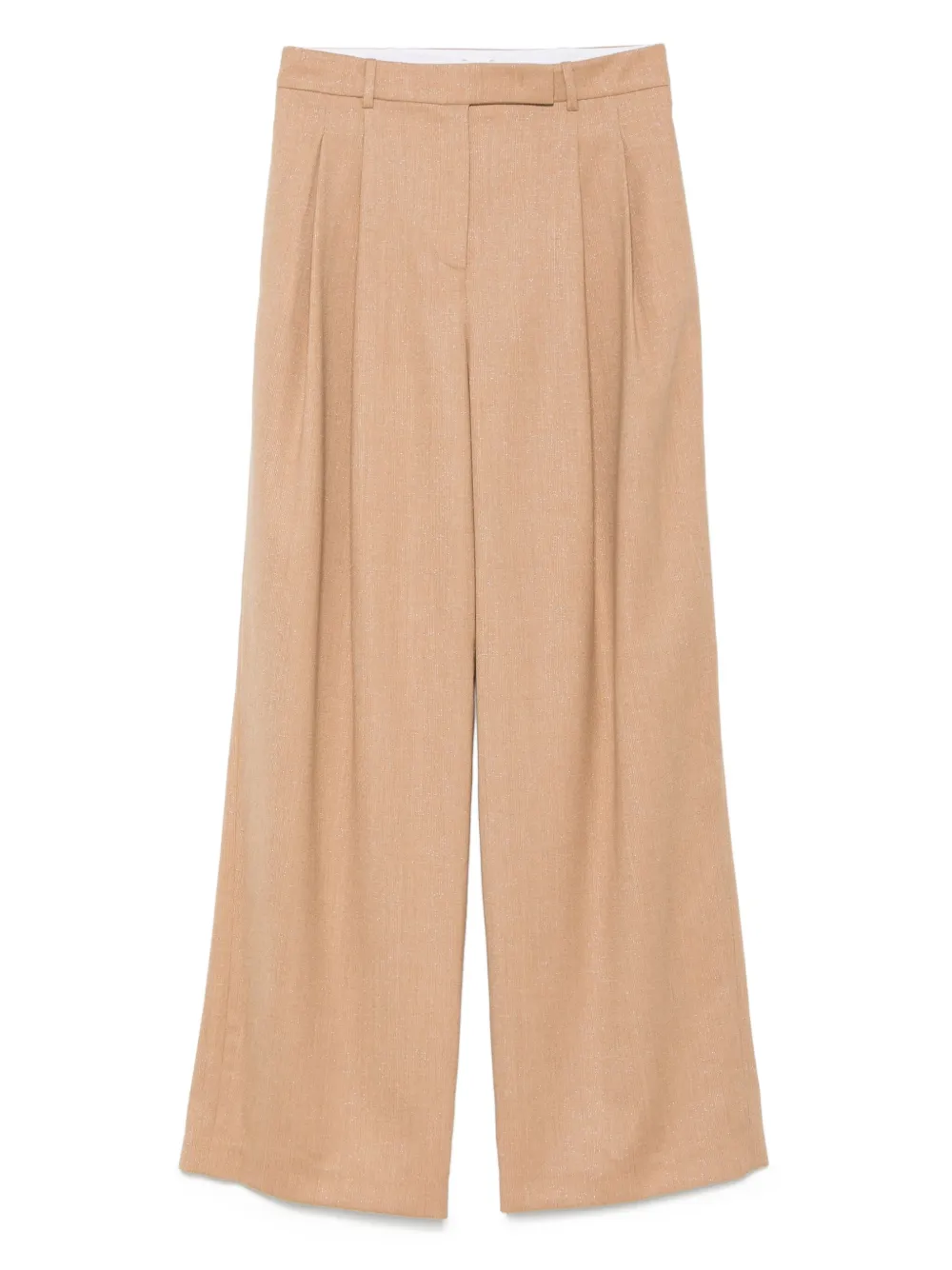 Eleventy pleated wide-leg trousers | Neutrals | Image 1