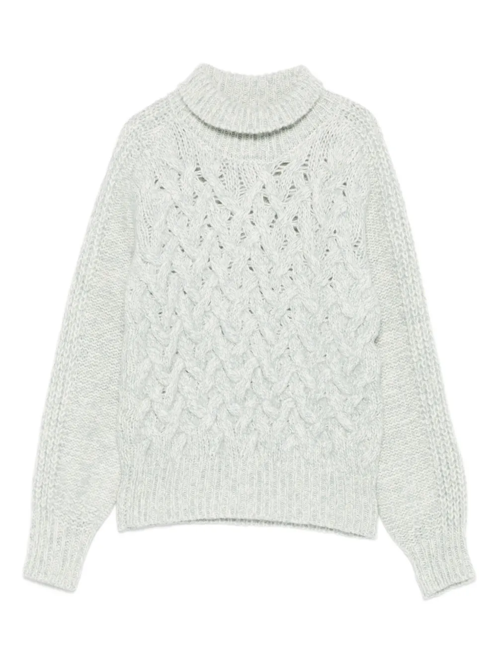 Eleventy cable-knit turlteneck sweater | Neutrals | Image 1