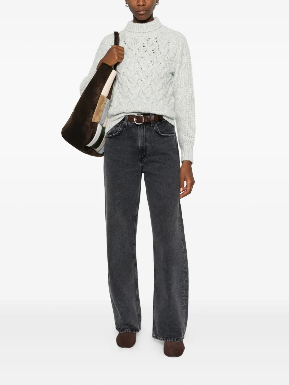 Eleventy cable-knit turlteneck sweater | Knitted Sweaters | Image 2