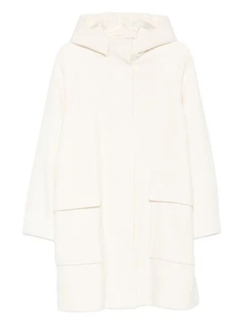 Eleventy hooded patch-pocket coat