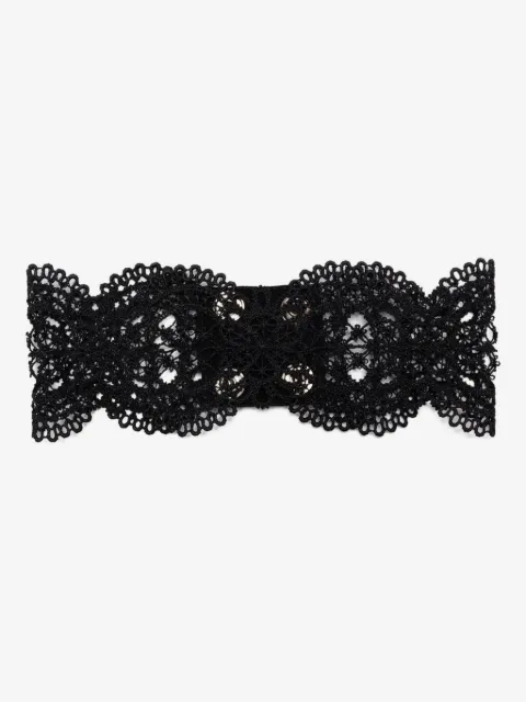 Manokhi lace-insert choker necklace