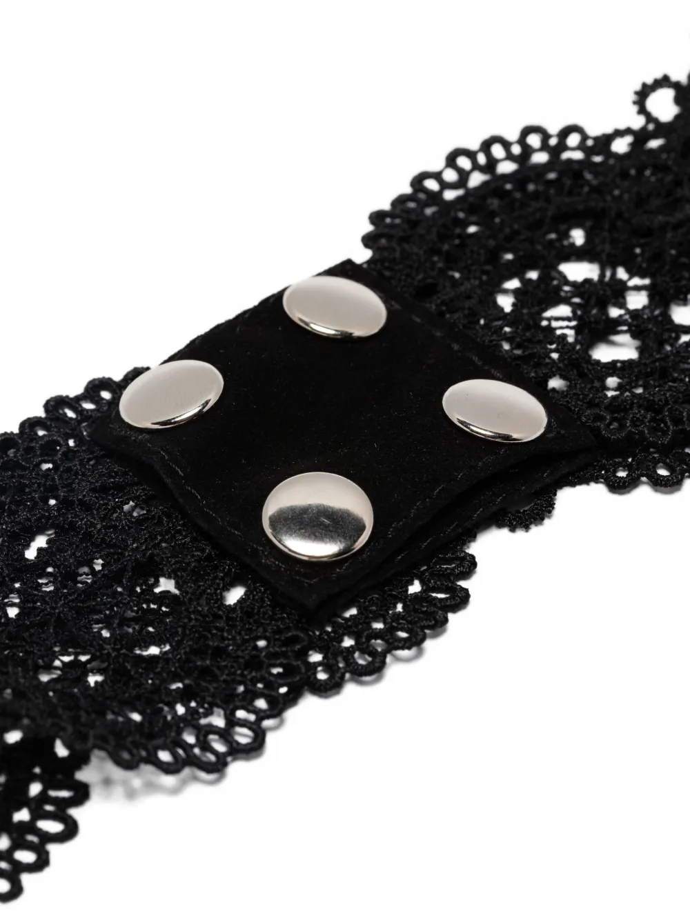 Manokhi Lace-insert Choker Necklace In Black