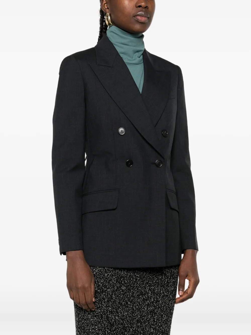 Gucci Blazer met gekerfde revers Grijs