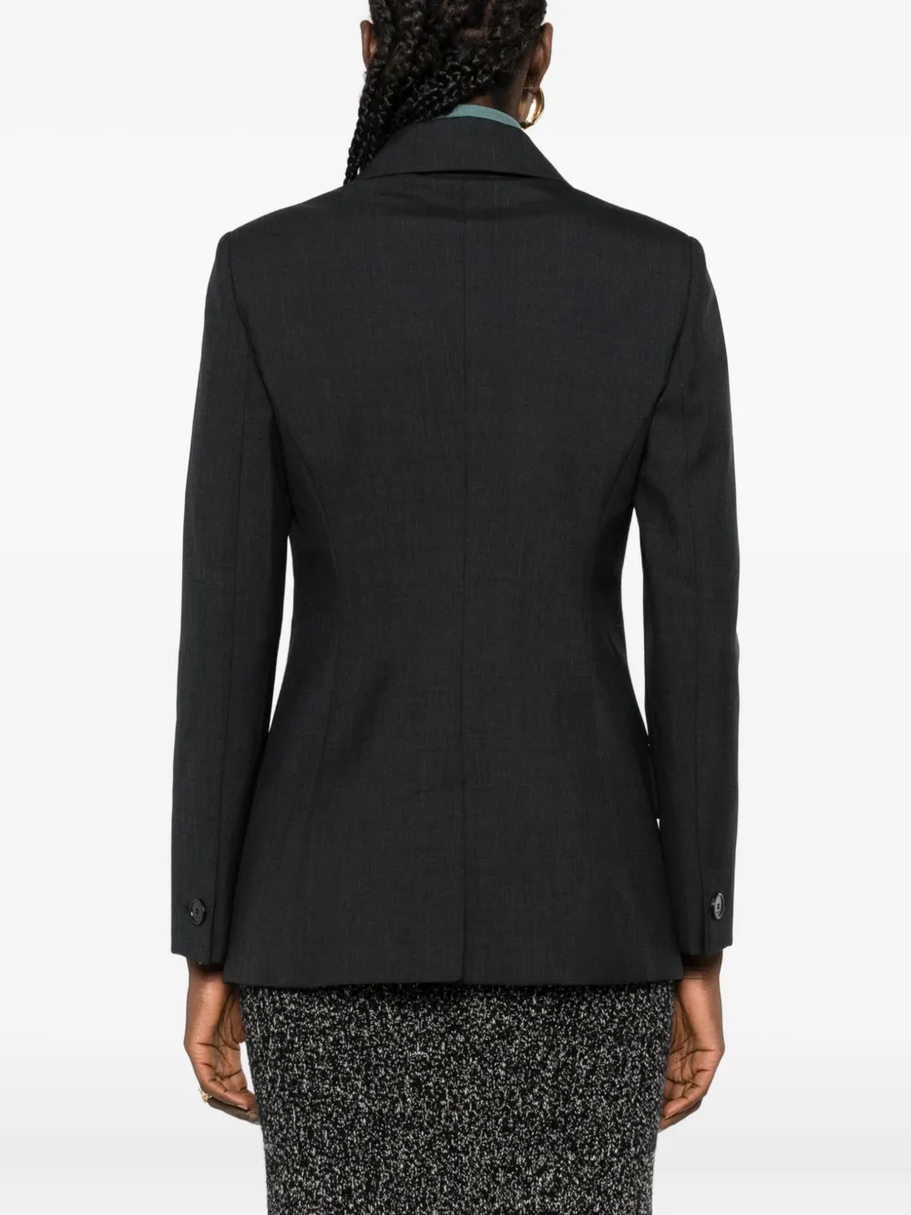 Gucci Blazer met gekerfde revers Grijs