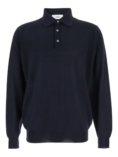 Lardini virgin wool polo shirt