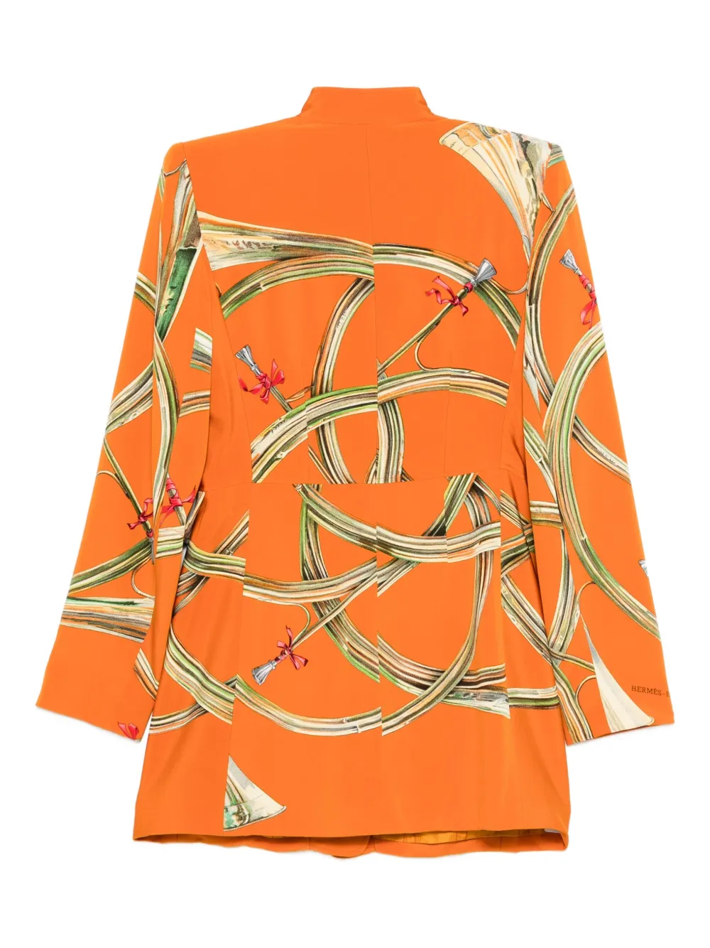 Hermès Pre-Owned 1980s zijden jack - Oranje