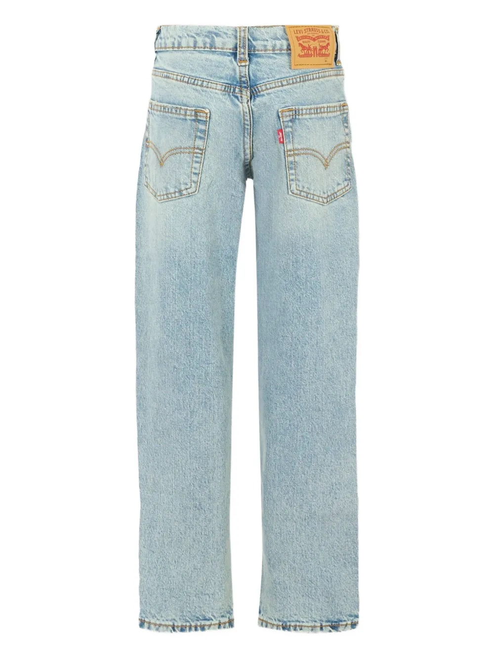Levi's Kids straight-leg jeans Blauw