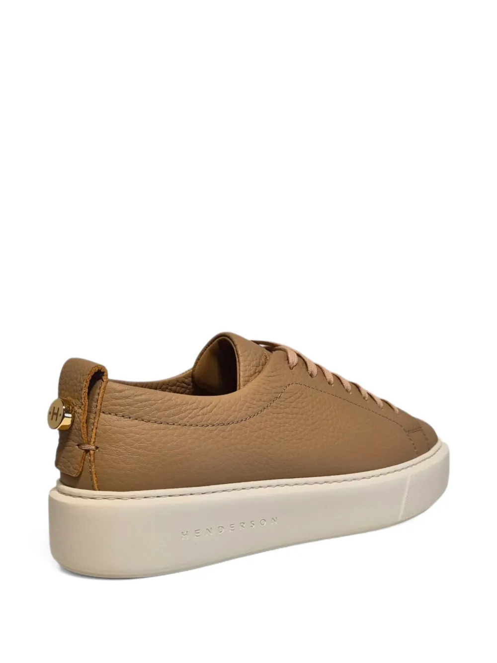 Henderson Baracco leather platform sneakers Brown