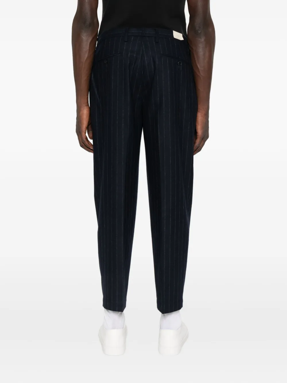 Briglia 1949 pinstripe pleated trousers Blauw