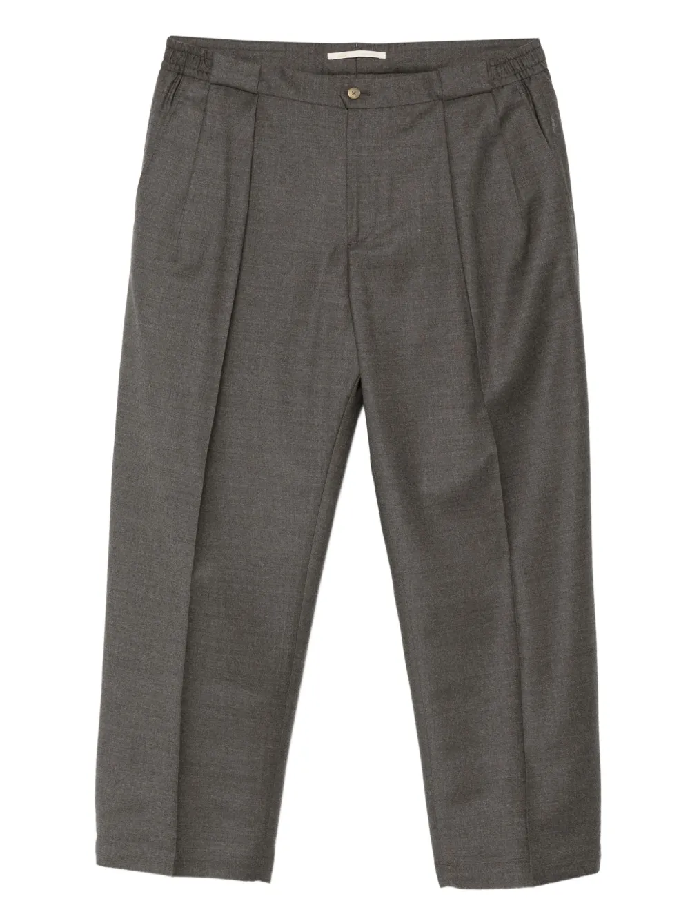 Briglia 1949 pleated drawstring trousers Grijs