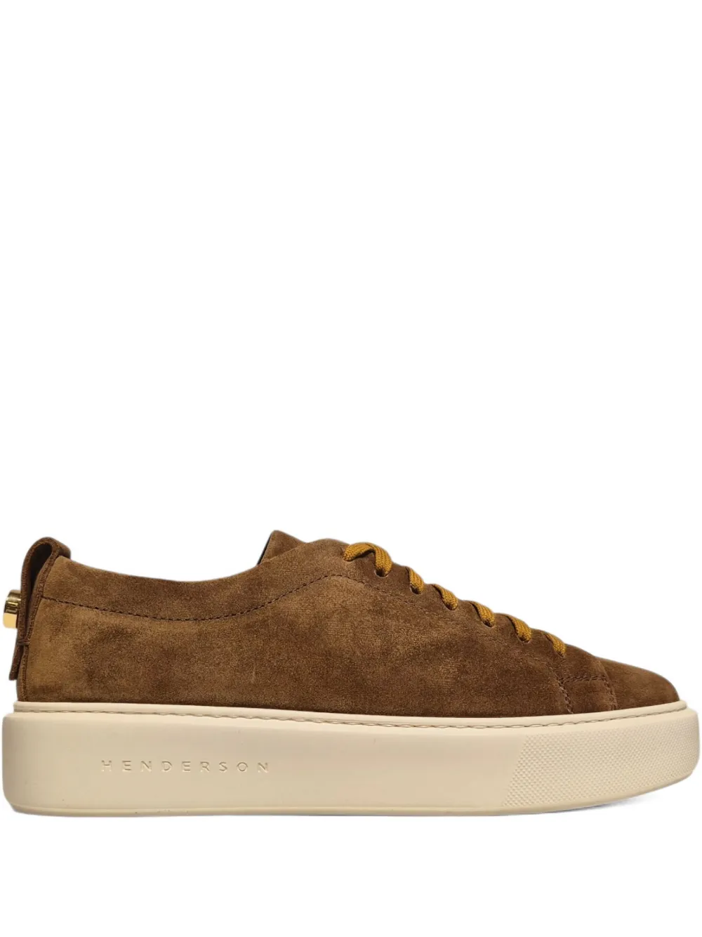 Henderson Baracco suede platform sneakers Brown