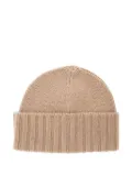 Kangra cashmere ribbed beanie - Brown