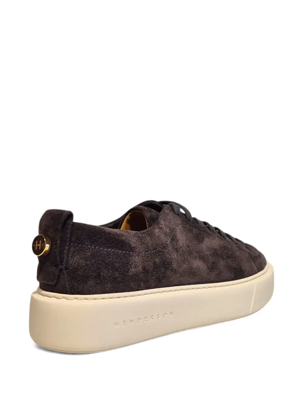 Henderson Baracco suede platform sneakers Brown