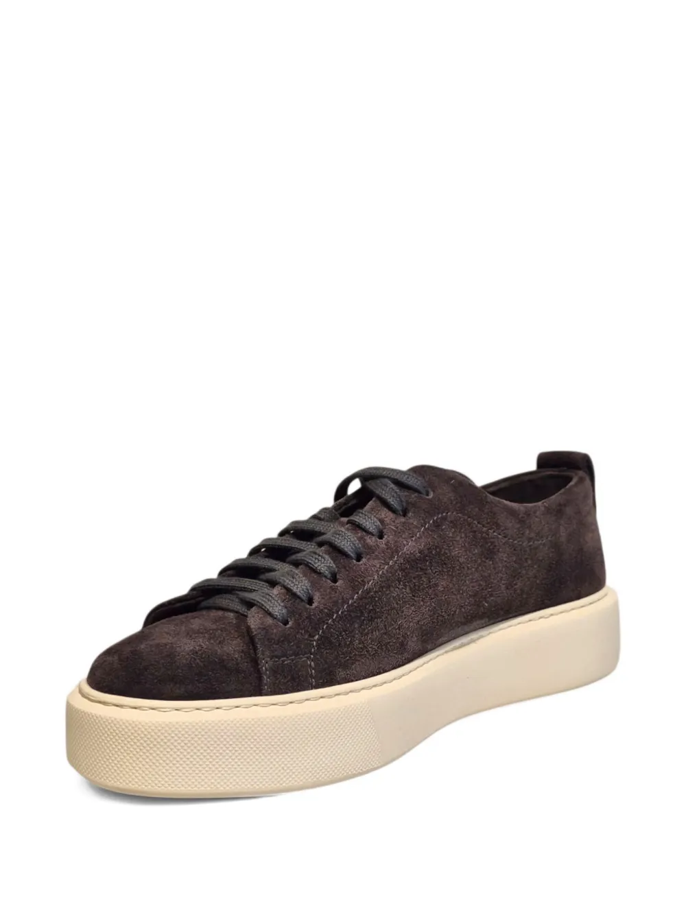 Henderson Baracco suede platform sneakers Brown