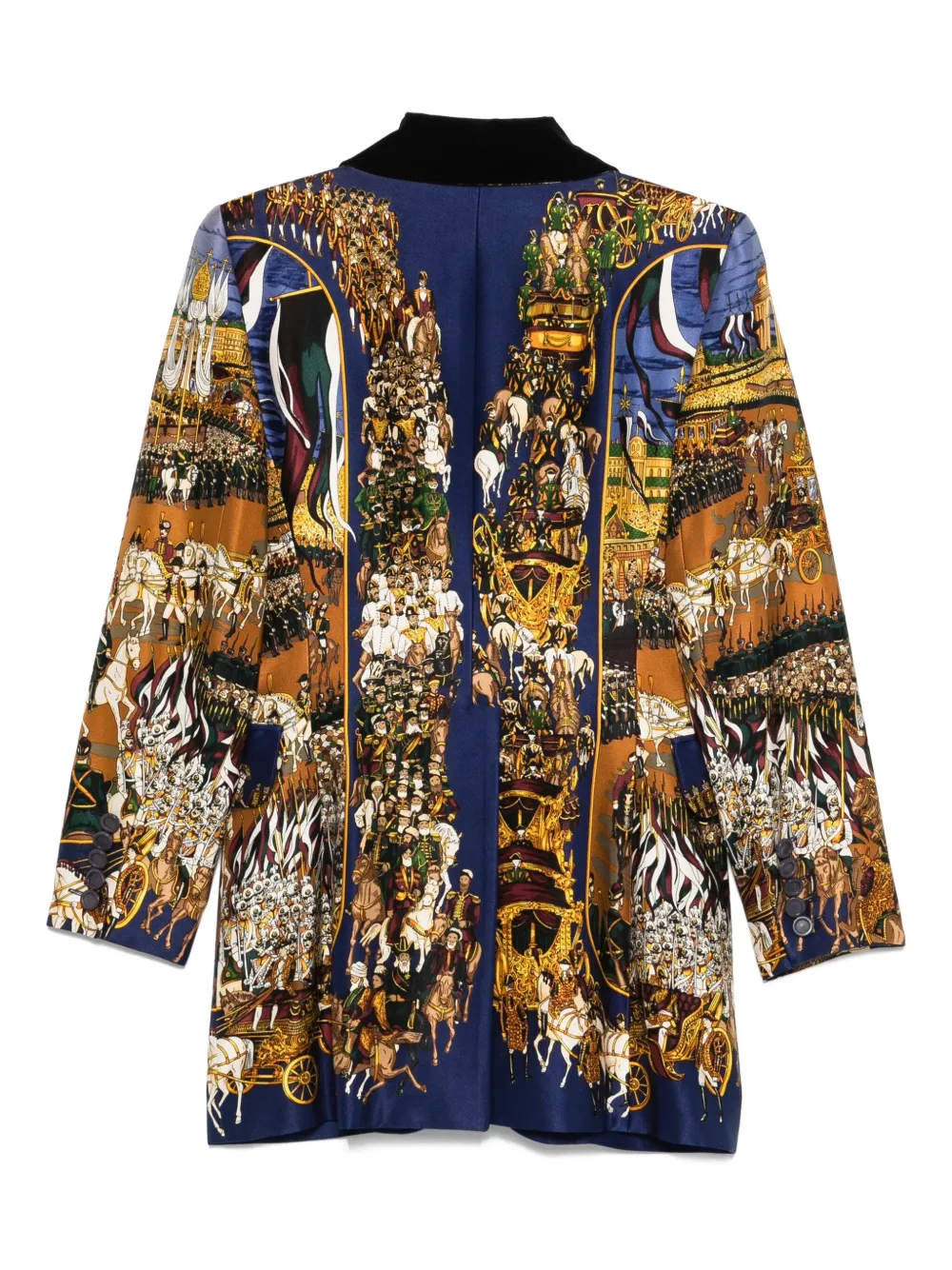 Hermès Pre-Owned 1990s Blazer mit Pferde-Print | Image 2