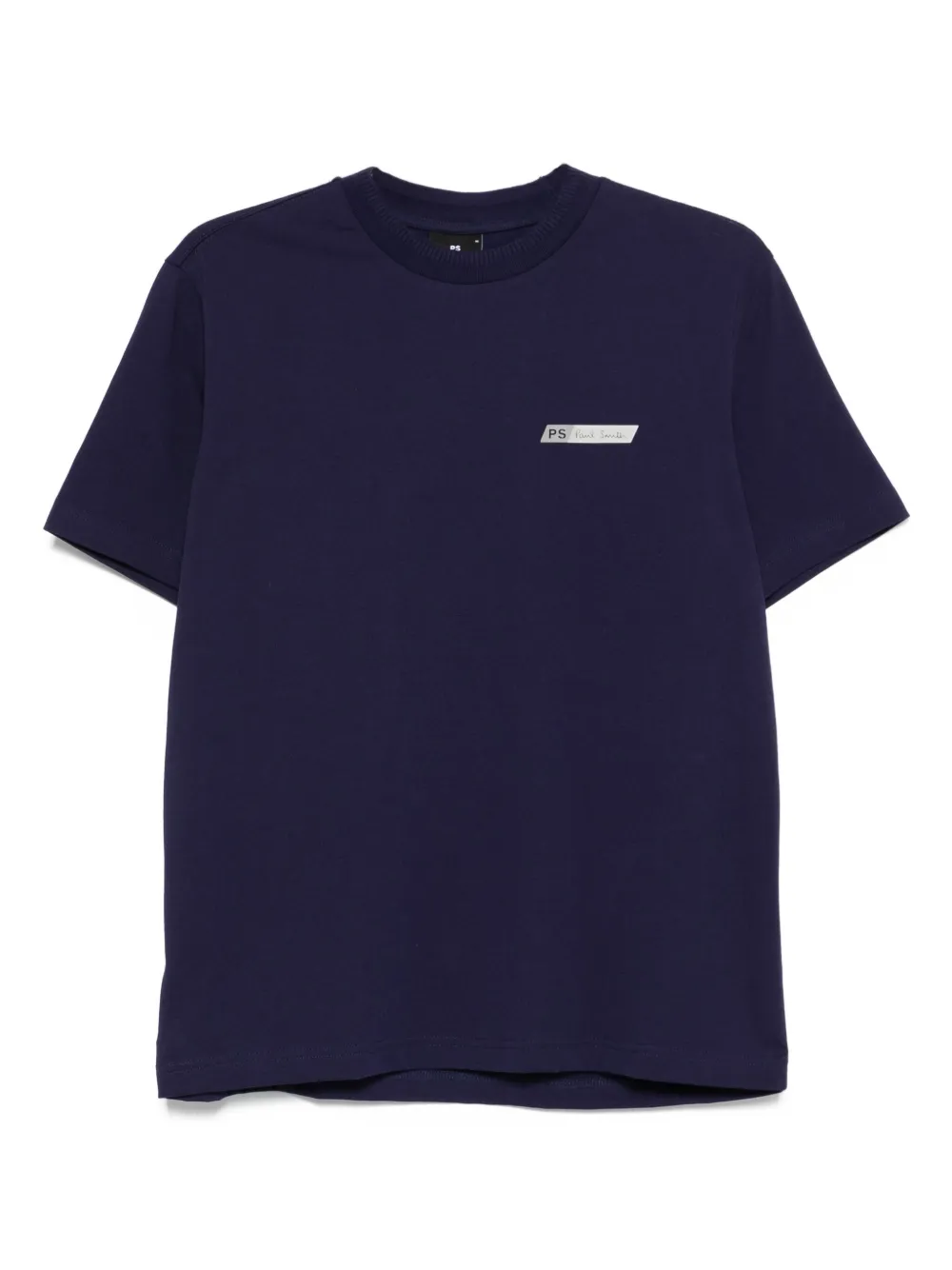 PS Paul Smith T-shirt met logoplakkaat Blauw