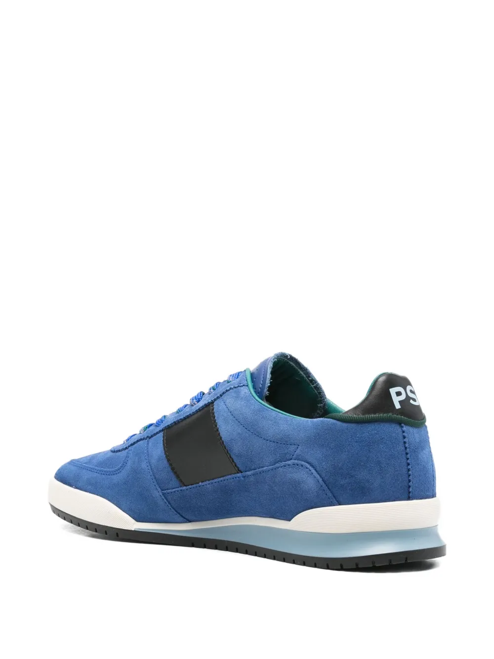 PS Paul Smith logo-print suede sneakers Blue