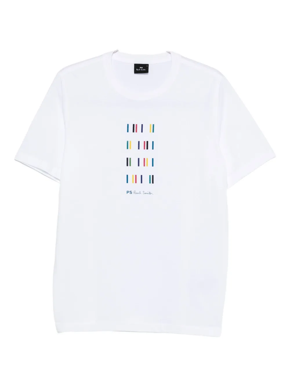 PS Paul Smith multi-stripe cotton T-shirt Wit