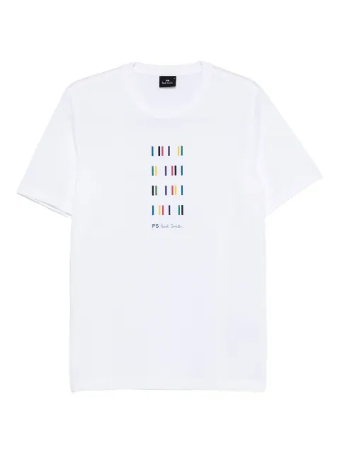 PS Paul Smith multi-stripe cotton T-shirt