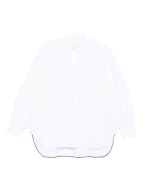 Paul Smith curved-hem cotton shirt