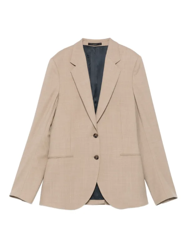 Paul Smith Two-button Wool Jacket in Neutrals