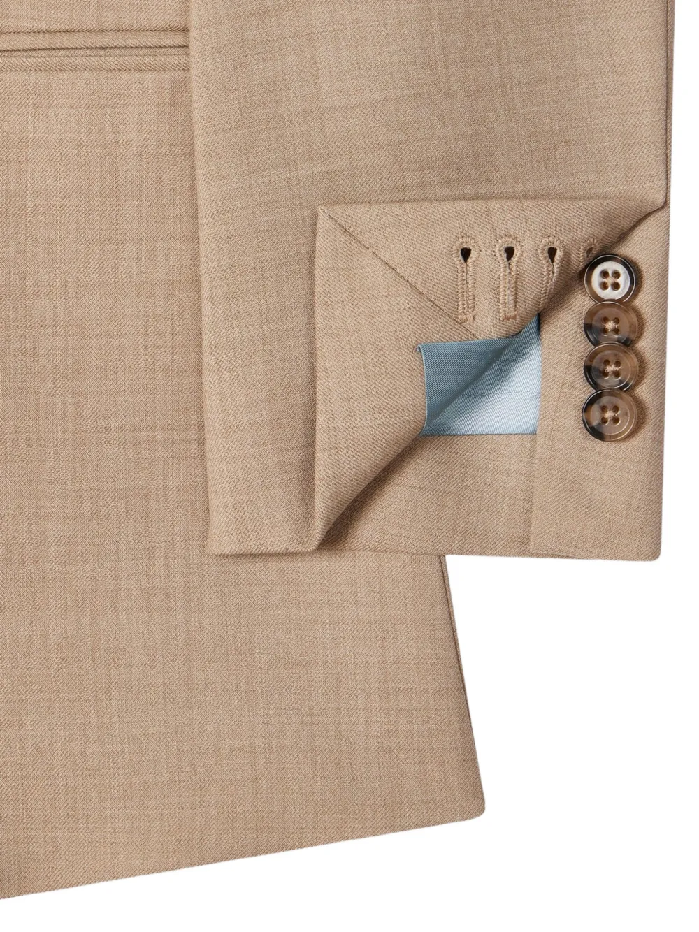Paul Smith Wollen jack met twee knopen Beige