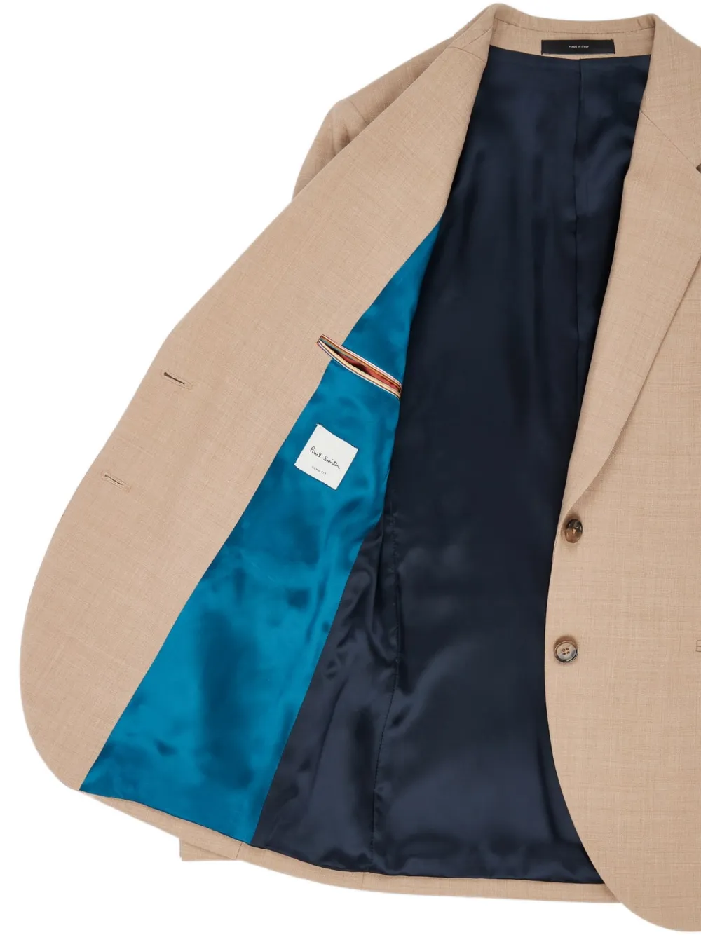 Paul Smith Wollen jack met twee knopen Beige
