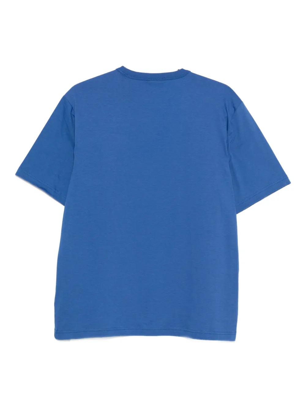 PS Paul Smith embroidered organic-cotton T-shirt - Blauw