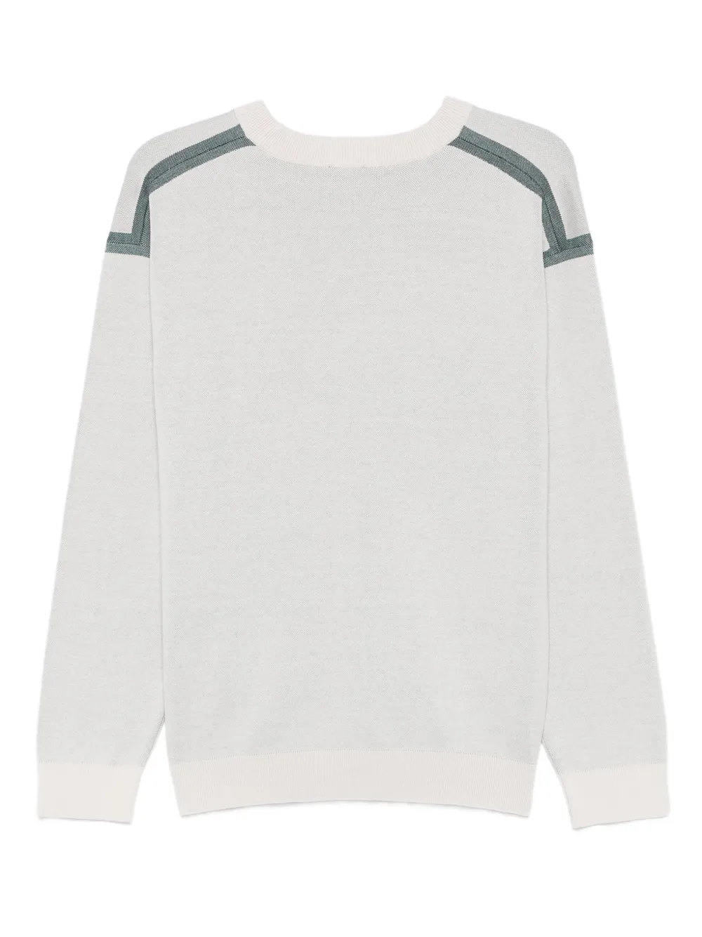 PS Paul Smith Trui met jacquard en vlakken - Grijs