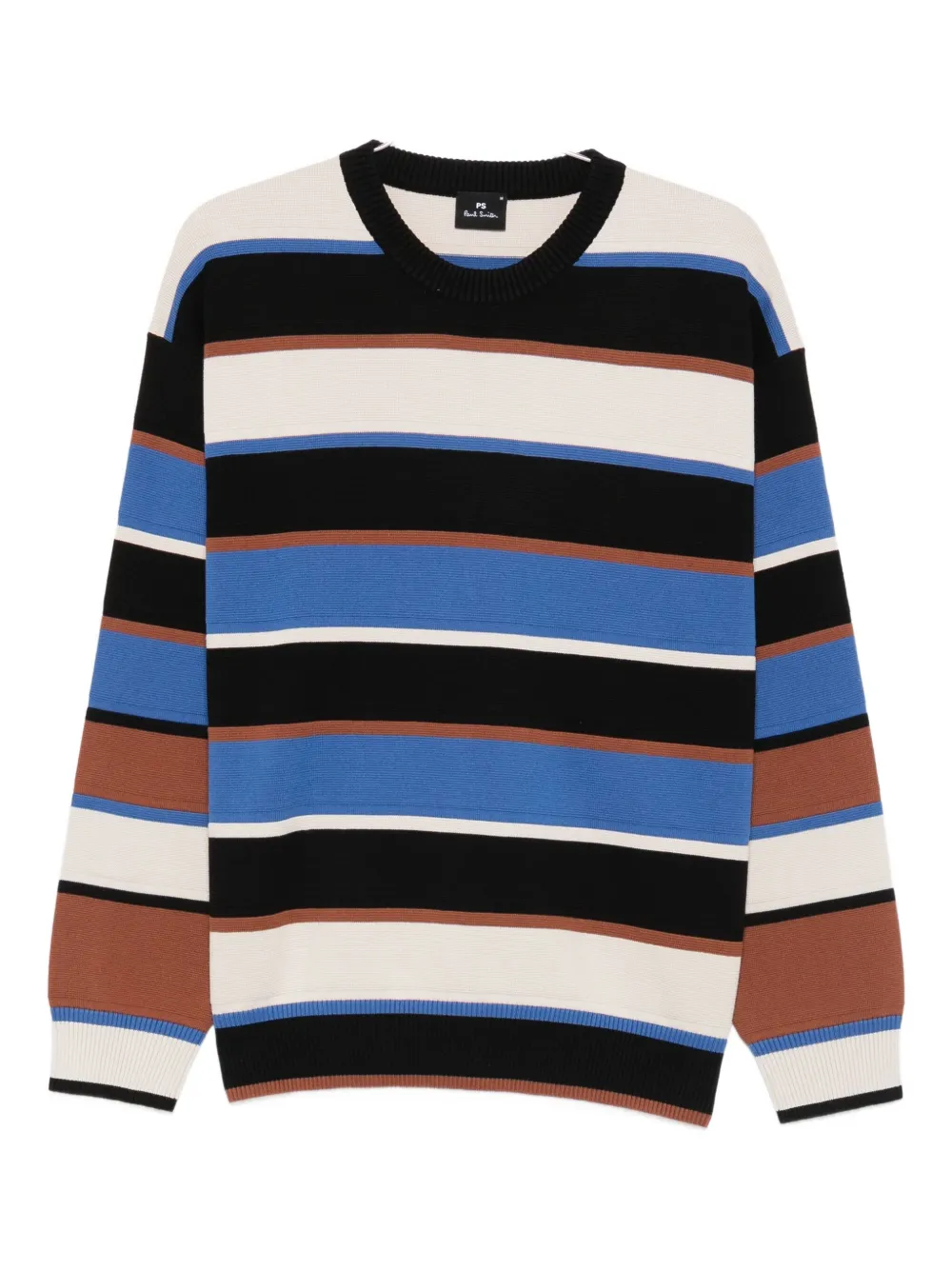 PS Paul Smith striped cotton sweater Zwart