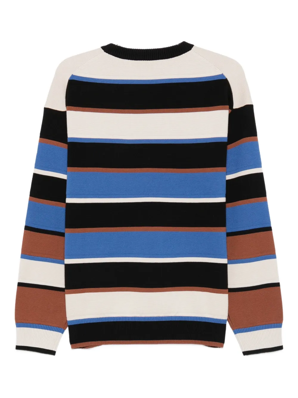 PS Paul Smith striped cotton sweater - Zwart