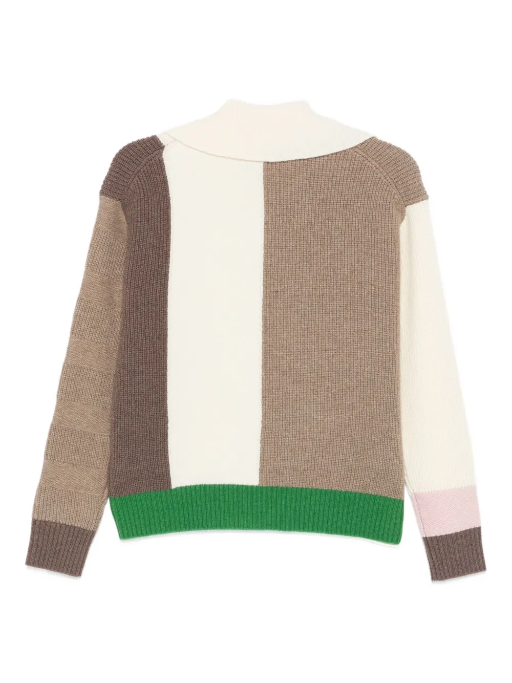 Paul Smith Vest met patchwork Beige