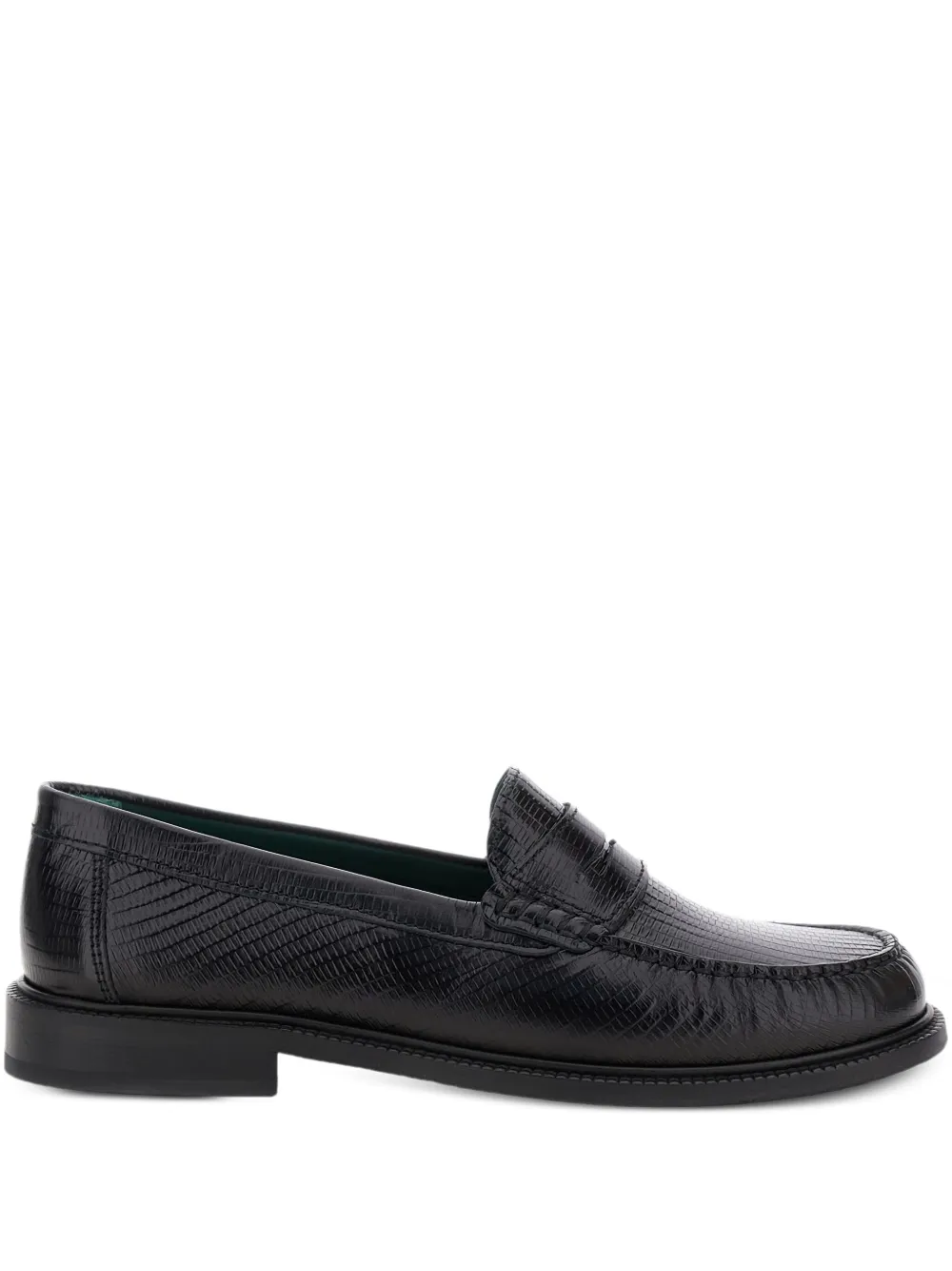 VINNY'S leather loafers Black