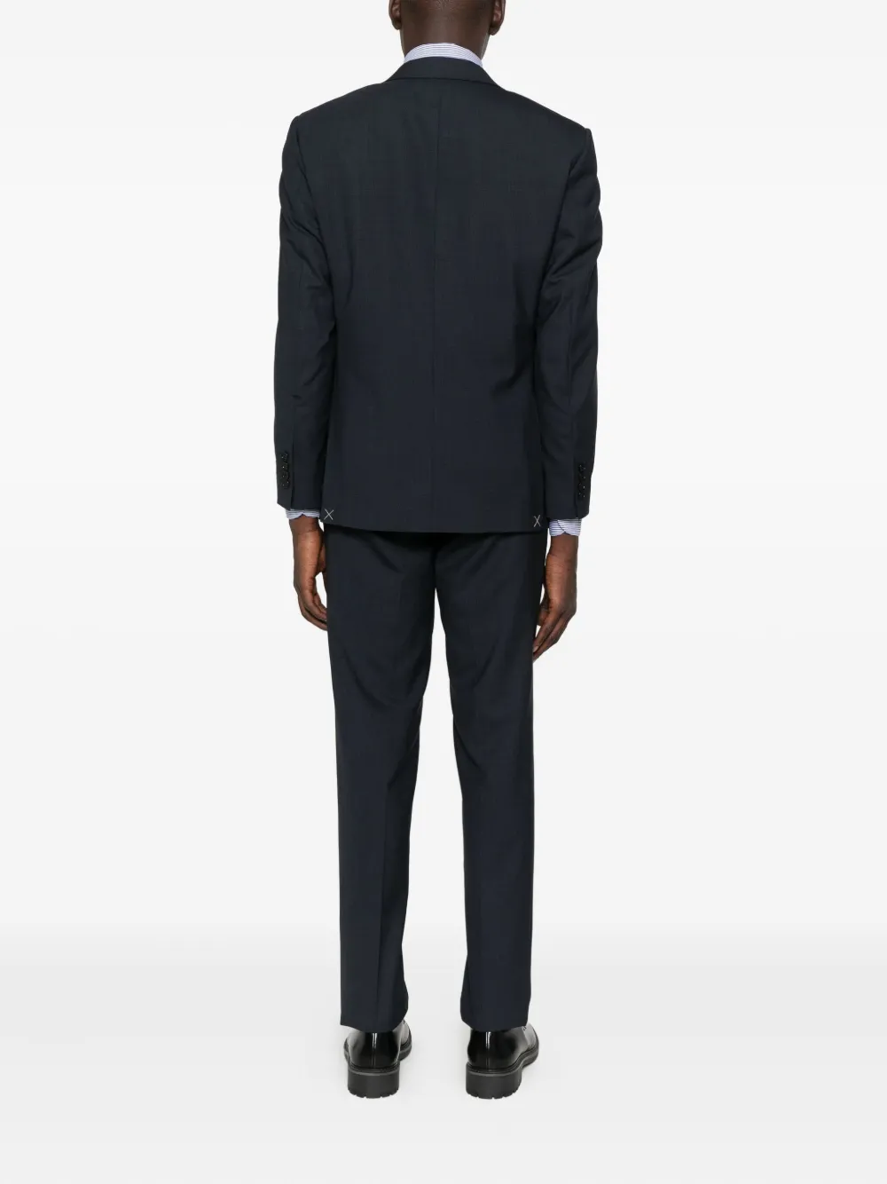 Canali wool suit Blauw