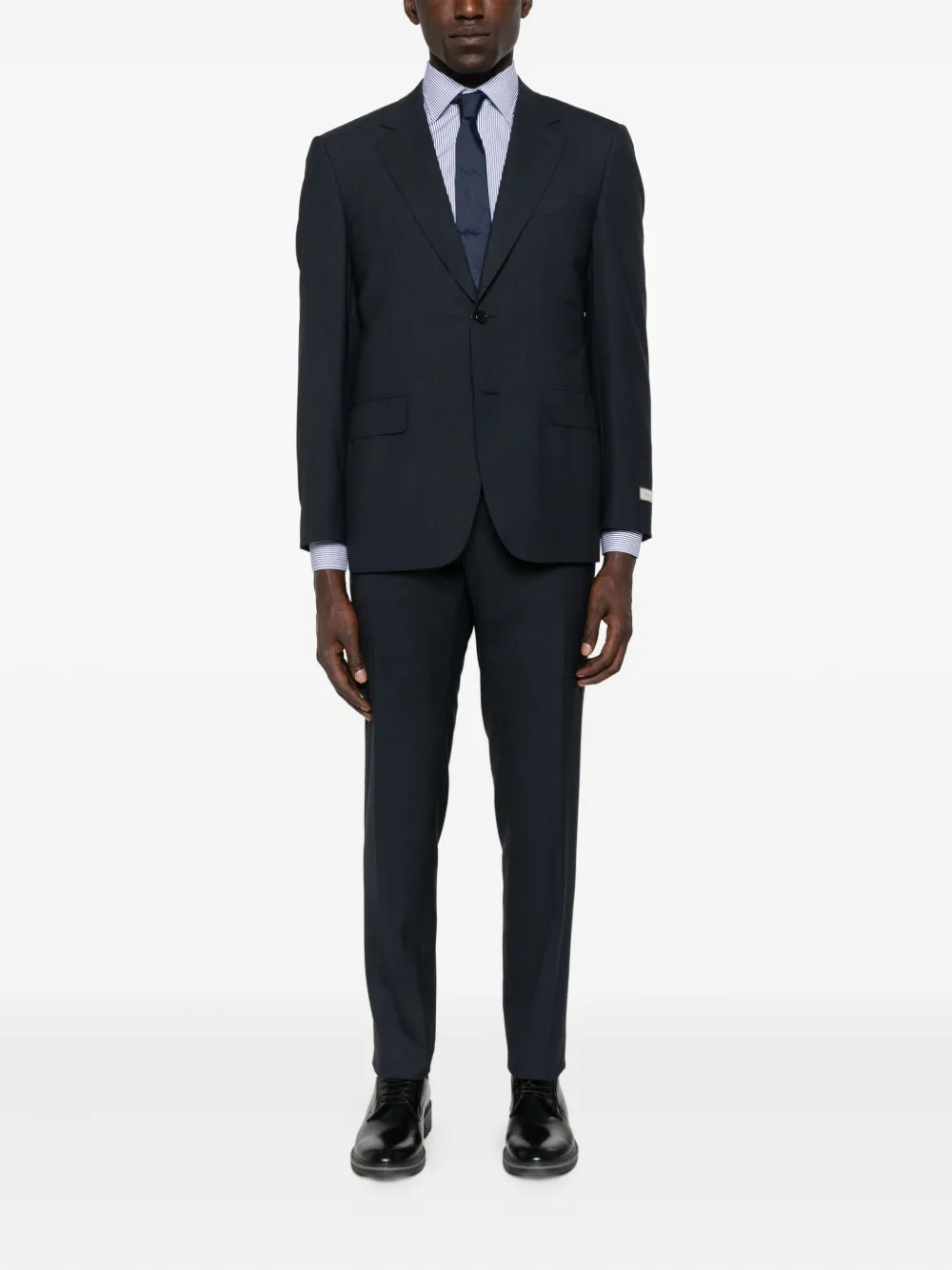 Canali wool suit Blauw