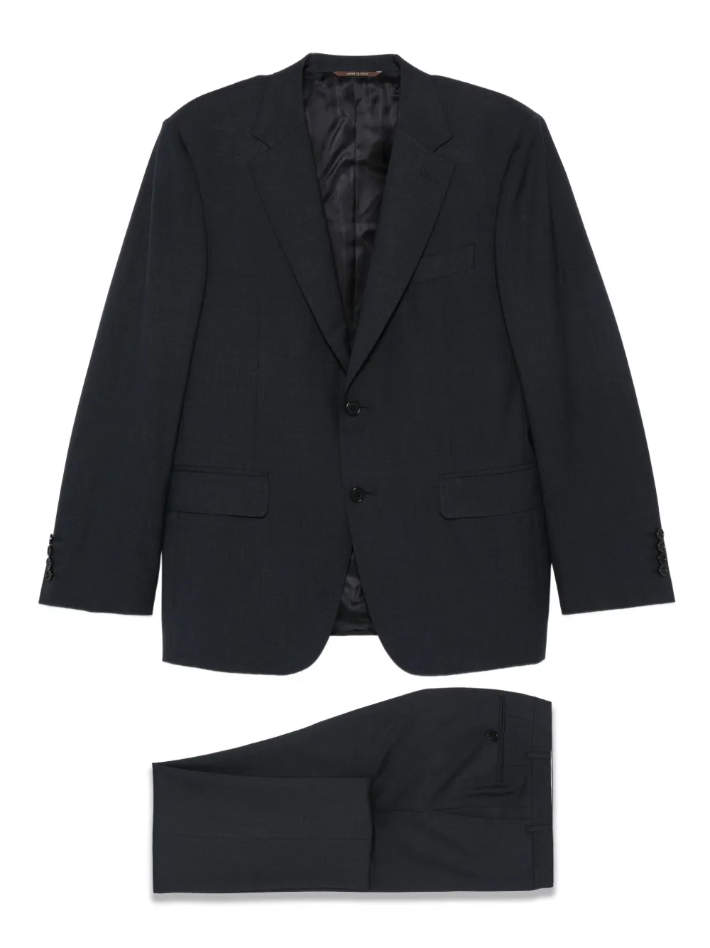 Canali Wollen pak Blauw