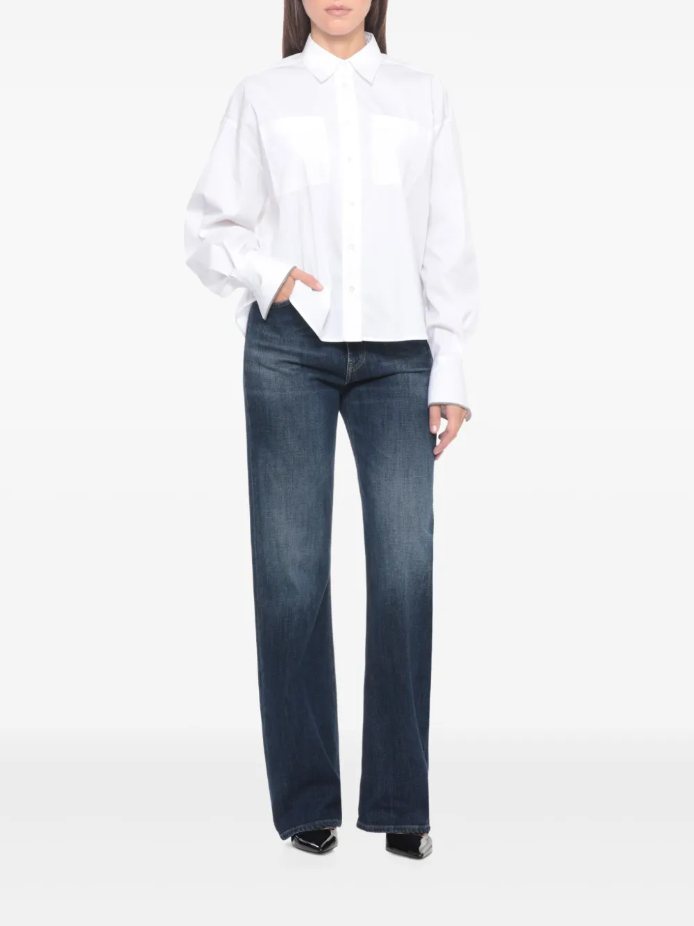 DONDUP logo-patch jeans | Straight-Leg Jeans | Image 2