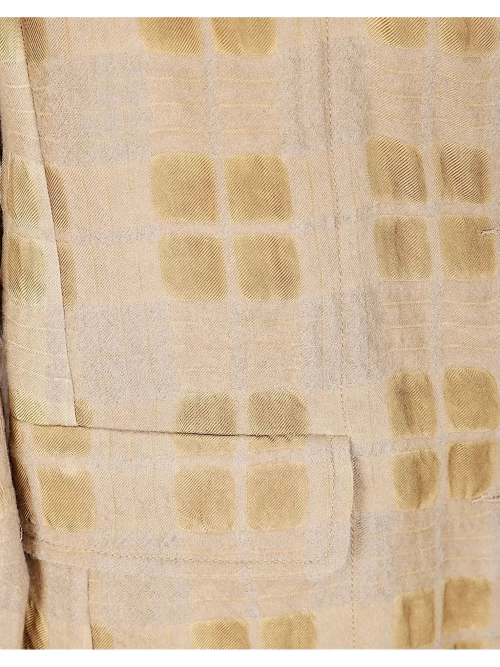 Uma Wang Square-pattern Blazer In Neutral