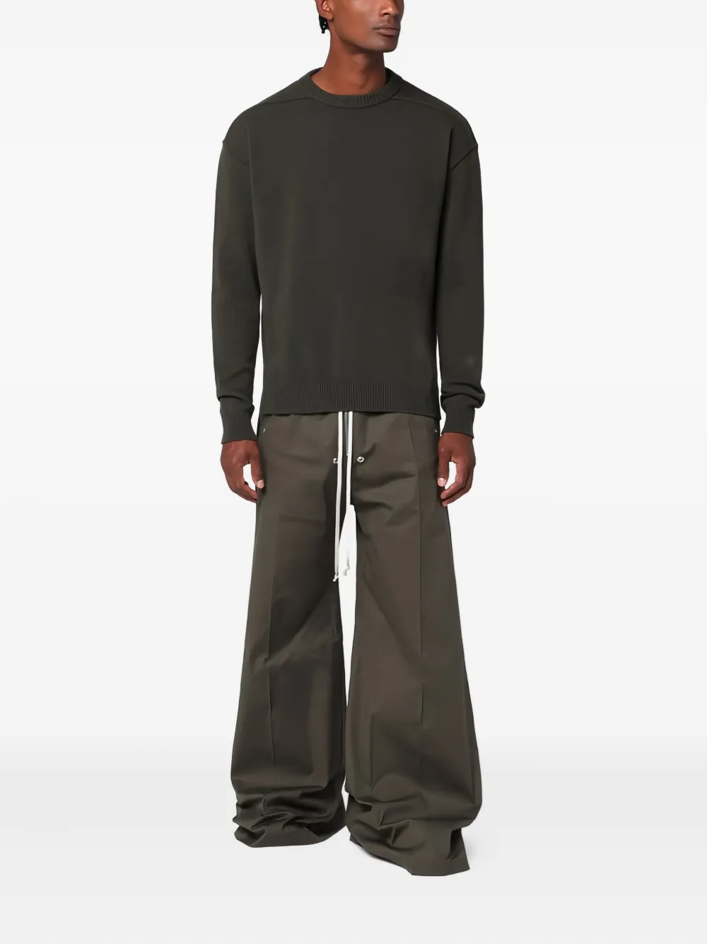 Rick Owens drawstring pleated trousers | Wide Leg Pants | Image 2