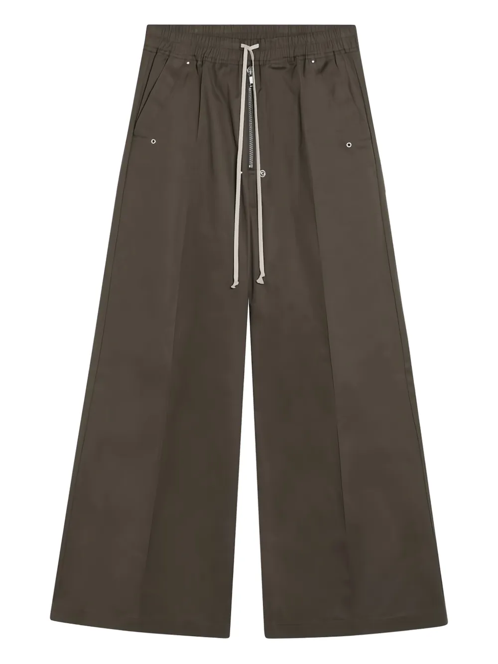 Rick Owens drawstring pleated trousers | Green | Image 1