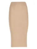 Kangra lurex-detail midi skirt - Neutrals