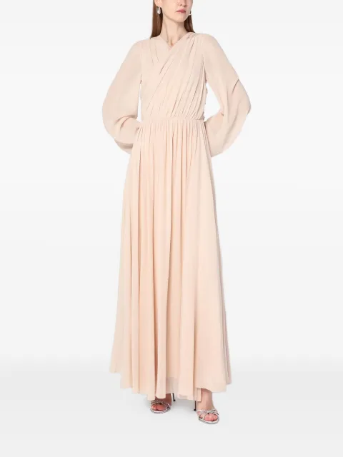 Alberta Ferretti draped long dress